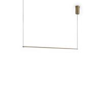 Lampada A Sospensione Essence LED 19W Luce Naturale Ottone Altezza Regolabile Ideal Lux