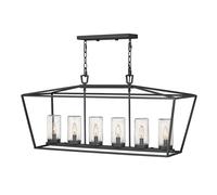 Lampada A Sospensione Esterno Regolabile IP44 Nera E14 Vintage B: 101,6 Cm