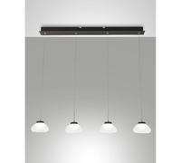 Arabella lampada barra LED 32w dimmerabile 4 diffusori bianchi regolabili