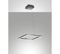 Fabas Luce Lampada sospensione LED Bard 42x42 cm, antracite Fabas Luce