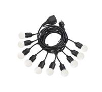 Sospensione Moderna Fiesta Materie Plastiche Nero 10 Luci E27