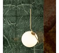 Lampada a sospensione FLOS IC S2 10th Anniversary, placcata oro 24 carati Flos