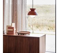 Lampada a sospensione Frandsen Butterfly, rosso, Ø 21 cm Frandsen
