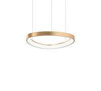 Lampada a Sospensione Gemini Led 36W Luce Naturale Ottone Regolabile Ideal Lux