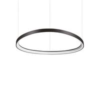 Lampada a Sospensione Gemini Led 56W Luce Calda Nero Altezza Regolabile Ideal Lux