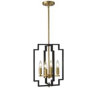 Lampada a sospensione geometrica moderna|Lampada a sospensione a forma di isola per cucina|Lampadario industriale Lampadari opachi|Sala da pranzo nera Apparecchio di illuminazione multiplo per fattori