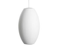 Lampada a sospensione HAY Nelson Cigar Bubble M, Ø 33 cm, bianca Hay