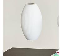 Lampada a sospensione HAY Nelson Cigar Bubble S, Ø 26,5 cm, bianca Hay