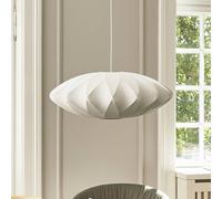 Lampada a sospensione HAY Nelson Saucer Crisscross Bubble, Ø 44,5 cm Hay