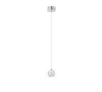 Lampada a sospensione 'Hayley' (Moderno) colore Trasparente, in Vetro ad es. Soggiorno & Sala da pranzo (1 luce, lampadina inclusa) di Lucande | lampada a sospensione in vetro, lampada a sospensione