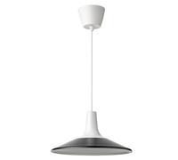 Lampada a sospensione IKEA FYRTIOFYRA, bianco nero 15" 38 cm NUOVISSIMA