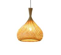 Lampada A Sospensione In Bambù In Stile Boho, Lampada A Sospensione Semplice E Creativa Per Sala Da Pranzo, Lampadario In Bambù Intrecciato Per Soggiorno, Apparecchi Di Illuminazione Soffitto YANZHAOA