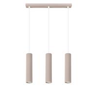 Sollux Lighting Karbon lampada sospesa 3x10 W grigio/cenere SL.1774