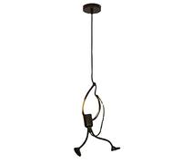 Lampada a Sospensione in Cartone Animato in Ferro, lampade a Sospensione Moderne Creative per Piccole Persone, luci a Sospensione Regolabili per Ragazzo Ragazza Camera da Letto per Bambini