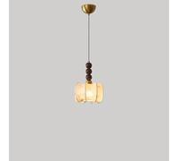 Lampada a sospensione in ferro battuto retrò del sud-est asiatico, semplice lampada a sospensione da comodino, lampadario a testa singola E26,apparecchio di illuminazione per corridoio,bar d'ingresso