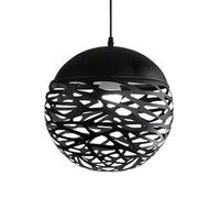 Lampada a Sospensione in Ferro in Stile Industriale R, Paralume Creativo per Lampada a Sospensione Cava, Sorgente Luminosa E27 a Testa Singola, apparecchi di Illuminazione da soffi