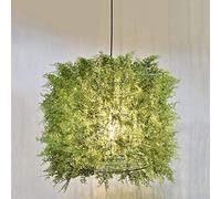 Lampada a Sospensione in Ferro Resistente, Lampada a Sospensione Artistica con pianta Verde personalità Creativa, lampadario Decorativo per Bar Ristorante caffetteria a Tema, E27 (Colore : C),