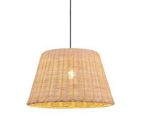 Lampada a sospensione in legno BURMA. Diametro 45 cm - E27. Stile rustico industriale vintage. Lampada a sospensione per isola cucina, sala da pranzo, soggiorno e camera da letto.