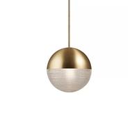 Lampada a Sospensione in Metallo in Stile Moderno, a Forma di Cupola Personalizzata, con Sorgente Luminosa E27, Piccola Lampada a Sospensione a Testa Singola, apparecchi di illumin
