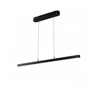 Lampada a sospensione in metallo per manicure | 3000-6000K, dimmerazione continua, lampada LED a sospensione per trattamenti ciglia (altezza: 0-200cm)(Black,80cm)