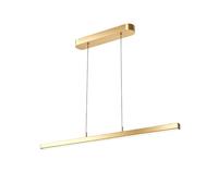 Lampada a sospensione in metallo per manicure | 3000-6000K, dimmerazione continua, lampada LED a sospensione per trattamenti ciglia (altezza: 0-200cm)(Gold,80cm)