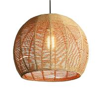 Lampada a Sospensione in Stile Sud-EST Asiatico/Cinese Zen Retro Bohémien/Lanterna in Corda di Canapa e Rattan Naturale, Lampada a Sospensione/Corridoio in Riva al Mare, Negozio di hotpot, soggio
