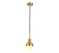 Lampada a Sospensione in Vetro Creativo Nordico postmoderno, E27, Lampada a Sospensione a Testa Singola, Cavo Lungo Regolabile da 110 m, per Cucina, Sala da Pranzo, Bar