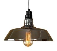 Lampada a Sospensione in Vetro dalla personalità Creativa, Paralume per lampadario in Stile Industriale, Lampada a Sospensione con Montaggio a Incasso con Base E27, lampade per la Decorazione della