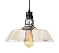 Lampada a Sospensione in Vetro dalla personalità Creativa, Paralume per lampadario in Stile Industriale, Lampada a Sospensione con Montaggio a Incasso con Base E27, lampade per la Decorazione della