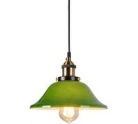 Lampada a sospensione in vetro Lampadario industriale V-intage Lampadario a cono a luce singola Lampada a sospensione moderna di metà secolo,lampada un aspetto elegante