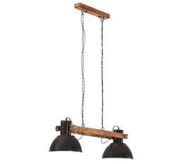 Lampada a Sospensione Industriale 25 W Nera 109 cm E27