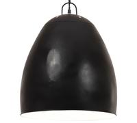Lampada a Sospensione Industriale 25 W Nera Rotonda 42 cm E27