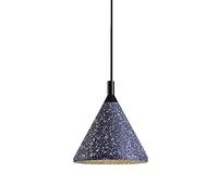 Lampada a Sospensione Industriale con Paralume Color Cemento da 7,08''W, Lampada a Sospensione Vintage in terrazzo, plafoniera per Ristorante, Bar, Cucina, Sala da Pranzo, ripostiglio