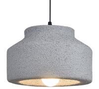 Lampada a sospensione industriale da 10,6", paralume effetto cemento, moderna lampada a sospensione regolabile grigia, per camera da letto, isola cucina, sala da pranzo, soggiorno, corridoio