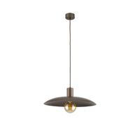 Lampada A Sospensione Industriale In Metallo Marrone E27 Charmante B:41 Cm