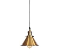 Lampada a sospensione industriale retrò da soffitto singola piccola lampada , Camera degli ospiti letto Arredamento studio Apparecchio di illuminazione a , Lampade a vintage in fattoria(Bronze)