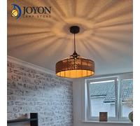 Lampada a sospensione industriale vintage con corda di canapa E27 Lampadario creativo Lampada a sospensione retrò per sala da pranzo Bar Cafe Ristorante