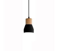 Lampada a Sospensione Industriale Vintage Loft Ristorante in Quercia Lampada a Sospensione Minimalista in Cemento Lampadario in Legno Nordic Bar Cafe Lampada da soffitto Apparecchio di Illuminazione
