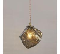 Lampada a sospensione Island Lamp Lava Irregular Shape Glass Hanging Ceiling Lamp Retro Chic 1 Light Chandelier G9 Socket Contemporary Suspension Lighting for Kitchen Dining Room Bedroom Bar Foyer Far