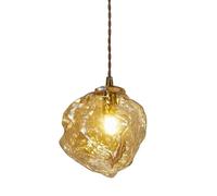 Lampada a sospensione Island Lamp Lava Irregular Shape Glass Hanging Ceiling Lamp Retro Chic 1 Light Chandelier G9 Socket Contemporary Suspension Lighting for Kitchen Dining Room Bedroom Bar Foyer Far