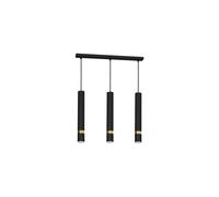 Lampada a sospensione JOKER BLACK/GOLD 3xGU10 MLP6080