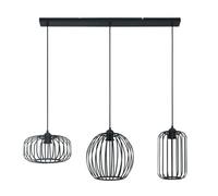 Lindby Krish lampada a sospensione, gabbia, 3 luci LINDBY