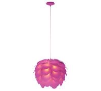 Lampada a sospensione Lampada a soffitto Lampada per soggiorno Lampada per sala da pranzo, acciaio plastica viola, 1x E27, H 110 cm