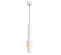 Lampada a Sospensione, Lampada a Sospensione a LED da 5 W, Moderna, Semplice, Lunga e cilindrica, Lampada da soffitto in Metallo, Luce Bianca Calda e Neutra per Cucina, Isola, Bar, caffetteria, n