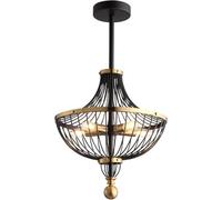 Lampada a sospensione, lampada a sospensione in ferro battuto di lusso Chaner, Country Barn Light, illuminazione a sospensione, retrò