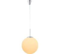 Globo Lampada Sospensione a Sfera Opal Nickel LED 180 cm E27, IP20