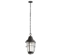 Lampadario Lampada Luce per Esterni Balcone Alluminio Vetro IP44 1 Fiamma E27