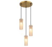 Globo Lighting Karolo lampada sospesa 3x40 W oro-ambra 15775-3HR