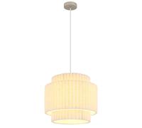 Lampada a sospensione Lampada da sala da pranzo Regolabile in altezza Sabbia Metallo D 40 cm