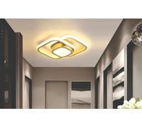 Lampada a sospensione , Lampada da soffitto a LED Moderna plafoniera a led Apparecchio di illuminazione for interni domestici for corridoi Camere letto Salotti Corridoi d'ingresso(Gold,Tricolor)